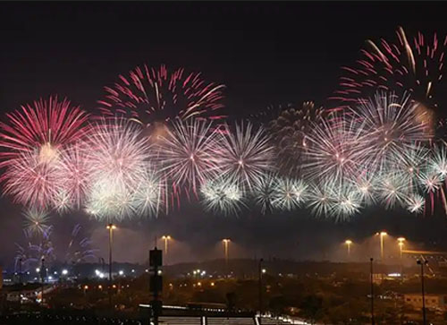 朔州焰火晚会